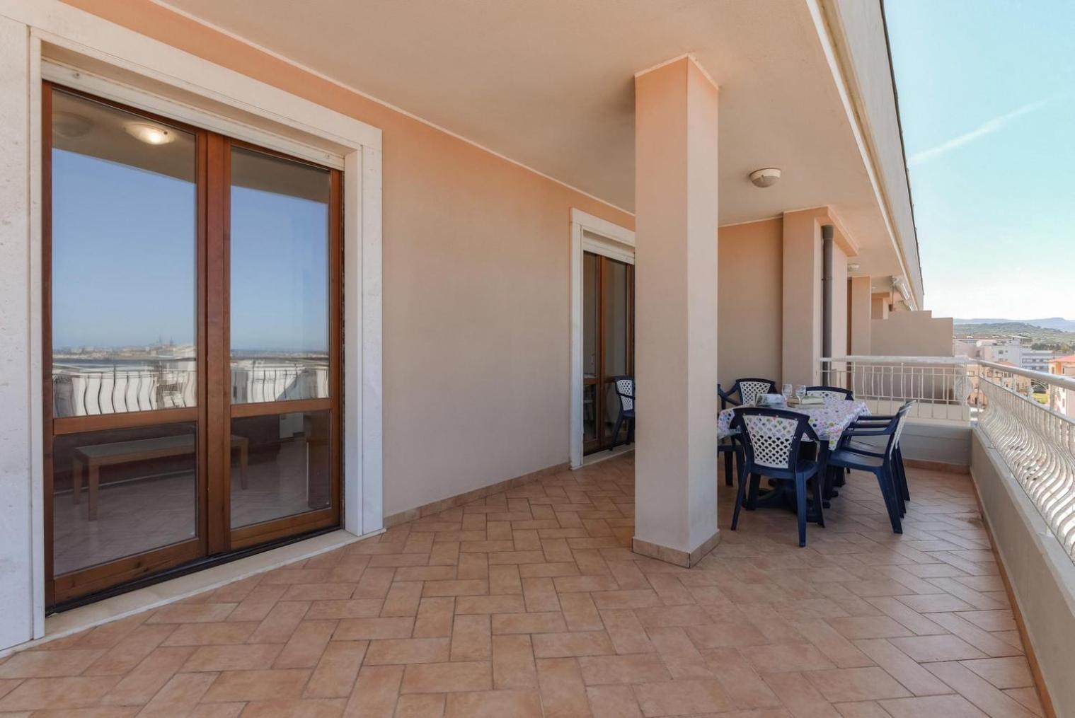 Royal Apartment Sea View Alguer Exterior foto