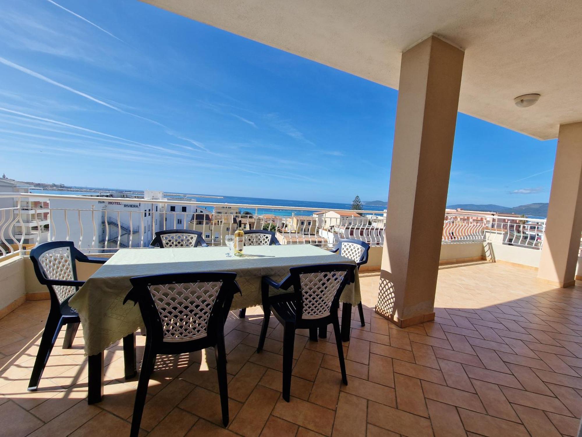 Royal Apartment Sea View Alguer Exterior foto