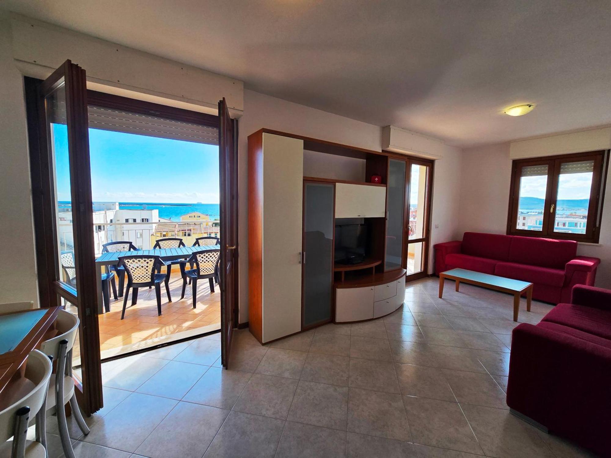 Royal Apartment Sea View Alguer Exterior foto